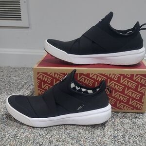 Vans Black Slip-On Sneakers